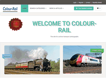Tablet Screenshot of colourrail.co.uk